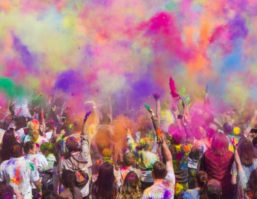 The image of the music festival